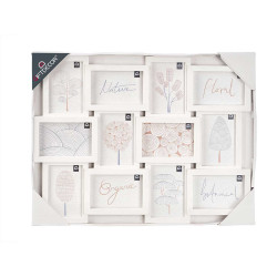 12 SPACES PHOTO FRAME 10X15 WHITE 