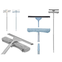 LIMPA VIDROS CABO EXTENSIVEL SORT AZUL CINZENTO