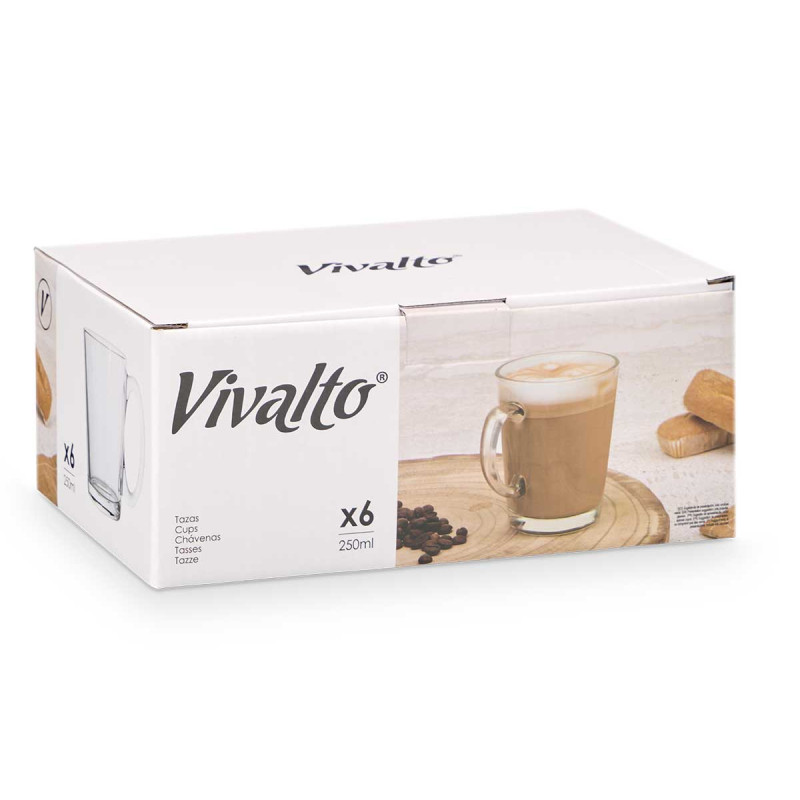 TAZZA COLAZIONE MANICO CONICO 250ML