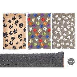 CUNA MASCOTA HUELLAS SURT 3 COL 70X45CM