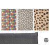 CAMA P ANIMAL PADRAO PEGADAS SORT 3 COR 100X70CM