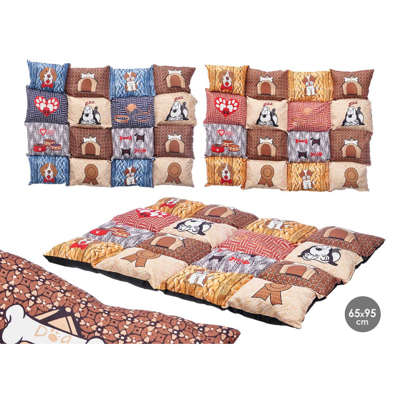 LETTINO ANIMALE RETTANGOLARE ASS 2 COL 65X95CM
