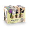 PET BLANKET PAWS ASSORTED 3 COLOURS 70X100CM