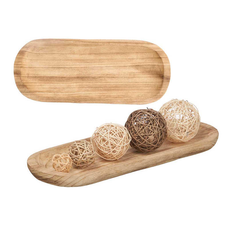 CENTRO DECOR LEGNO BRUCIATO OVALE GRD