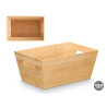 BOITE EN BAMBOU AVEC POIGNEES 30X20CM