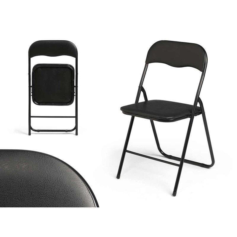 CHAISE PLIANTE NOIRE