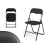 CHAISE PLIANTE NOIRE