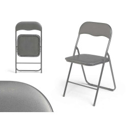 CHAISE PLIANTE GRISE