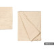 BEIGE STRIPED RELIEF MULTI PURPOSE THROW 130X160CM