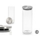 TARRO REDONDO BOROSILICATO 1,8L TAPA ACERO