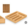 RANGE-COUVERTS EN BAMBOU 5 COMPARTIMENTS 