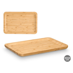 RECTANGULAR BAMBOO TRAY 30,2X19,7CM