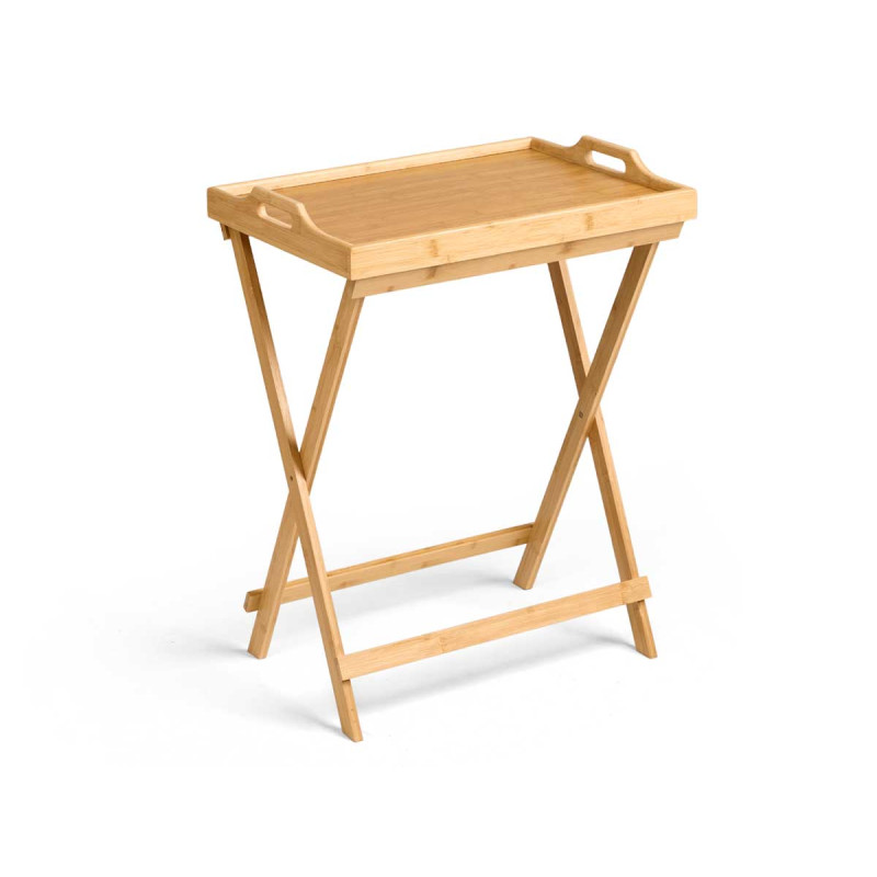 TABLE PLIANTE EN BAMBOU 50X36X64,5CM