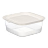 SET 5 PLASTIC SQUARE LUNCH BOX 1000ML 
