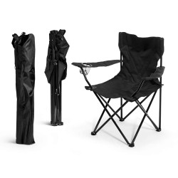 CHAISE PÊCHEUR PLIANTE NOIRE