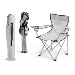 CHAISE PÊCHEUR PLIANTE GRISE