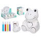 HUCHA RANA CERAMICA CON 4 ROTULADORES