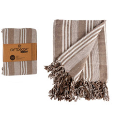 MULTIUSOS RISCAS BEIGE 235X205CM 