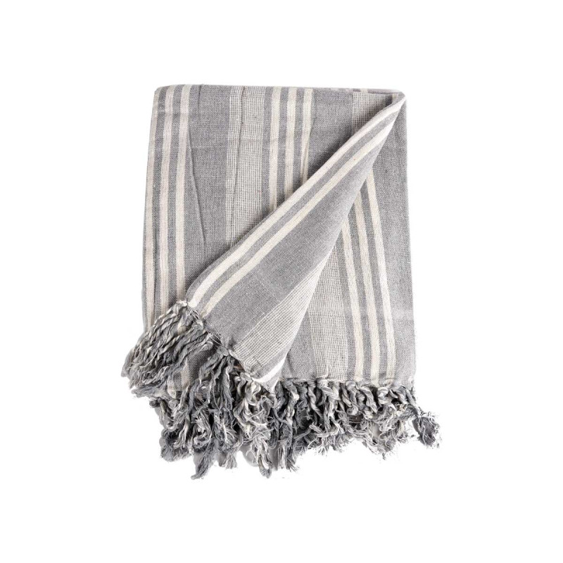 235X205CM LIGHT GREY STRIPES PATTERN MULTIPURPOSE 