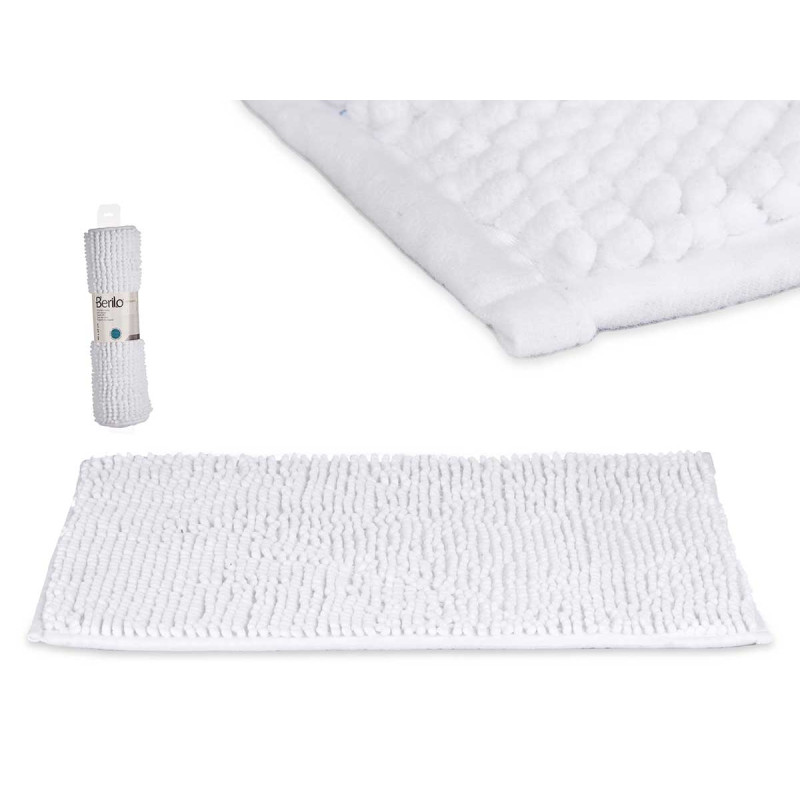 TAPPETO BAGNO BIANCO 40X60CM