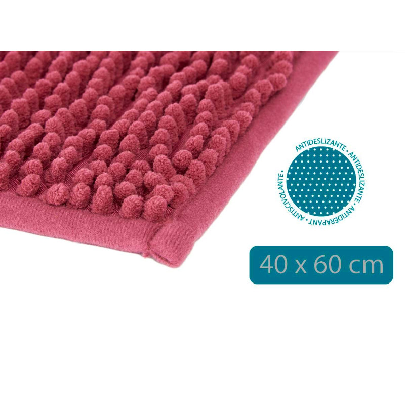 TAPPETO BAGNO BORDEAUX 40X60CM