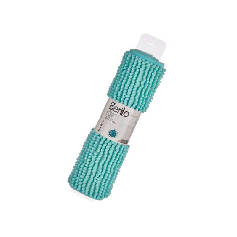 TAPIS BAIN JADE BLEU 40X60CM 