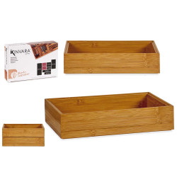ORGANIZADOR BAMBU APILABLE 23X15CM