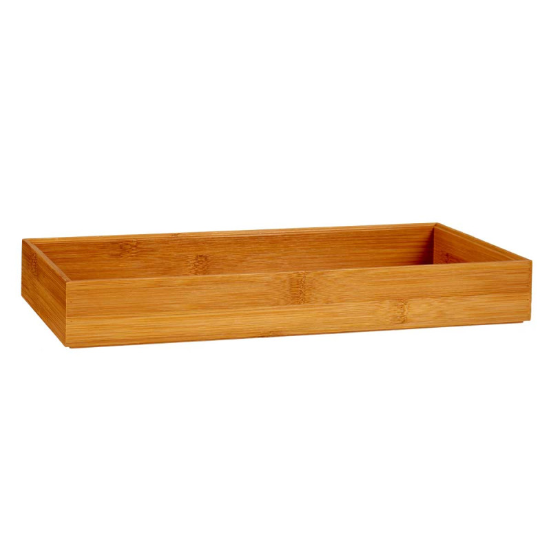 STACKABLE BAMBOO BOX 38X15CM
