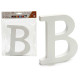 LETTRE B BOIS BLANC 1,8X15CM