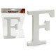LETTRE F BOIS BLANC 1,8X15CM
