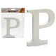 LETTRE P BOIS BLANC 1,8X15CM