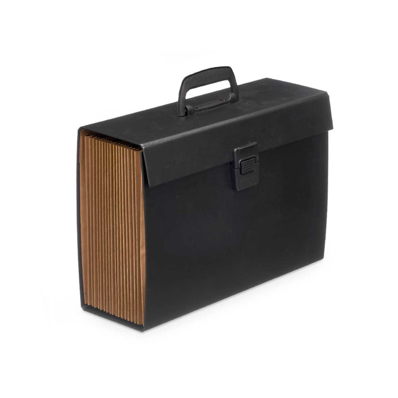 BRIEFCASE COMPARTMENTS BLACK HANDLE