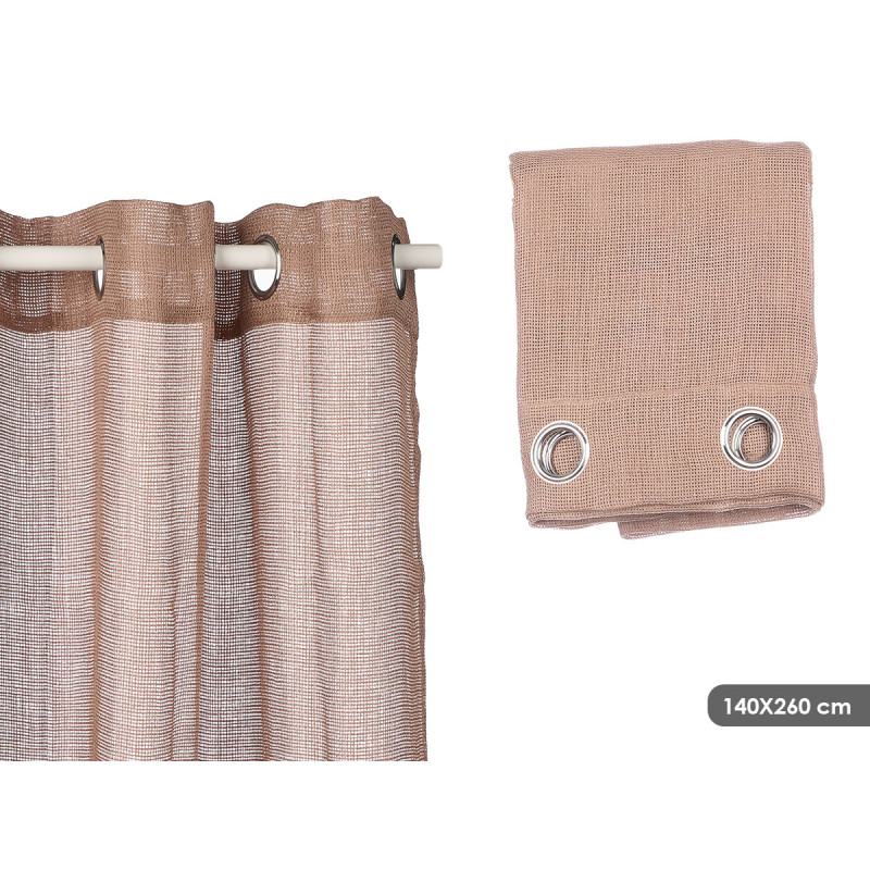 BROWN CURTAIN RELIEF