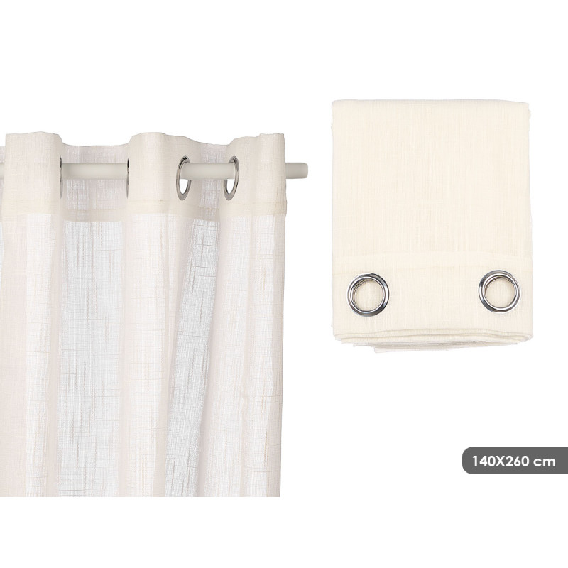 WHITE CURTAIN STRIPES