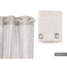CORTINA GRIS RAYAS