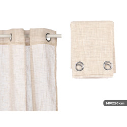 CORTINA BEIGE RAYAS