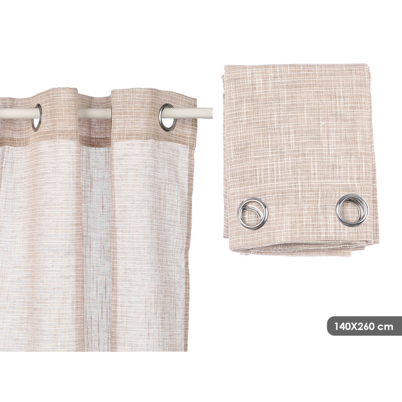 TENDA MARRONE RIGHE 