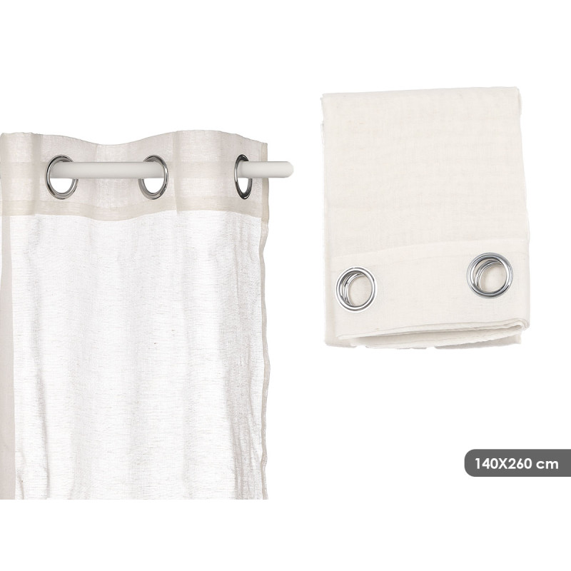 WHITE CURTAIN TRANSPARENT 