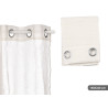 RIDEAU BLANC TRANSPARENT