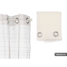 WHITE CURTAIN STRIPES HORIZONTAL 