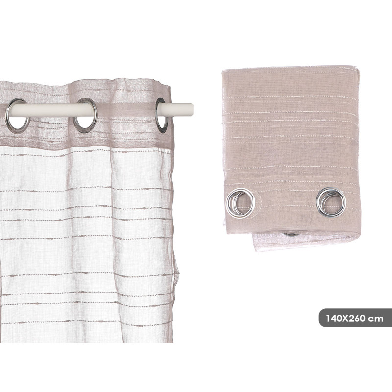 GREY CURTAIN STRIPES HORIZONTAL
