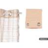TENDA BEIGE RIGHE ORIZZONTALI 