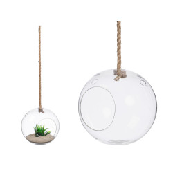 VASO PENDENTE CORDA SFERA PICCOLO
