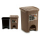 CESTINO PLASTICA 6 LTS BEIGE