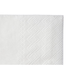SET 50 SERVIETTES 33 X 33CM 17GR BLANC