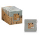 SET 50 TOVAGLIOLI 33X33CM 17GR GRIGIO 