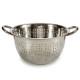 24CM DIAM STAINLESS COLANDER W HANDLES