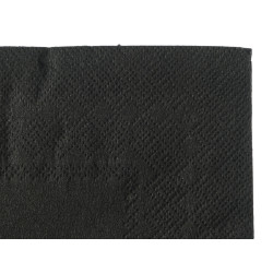 SET 50 SERVIETTES 33 X 33CM 17GR NOIR