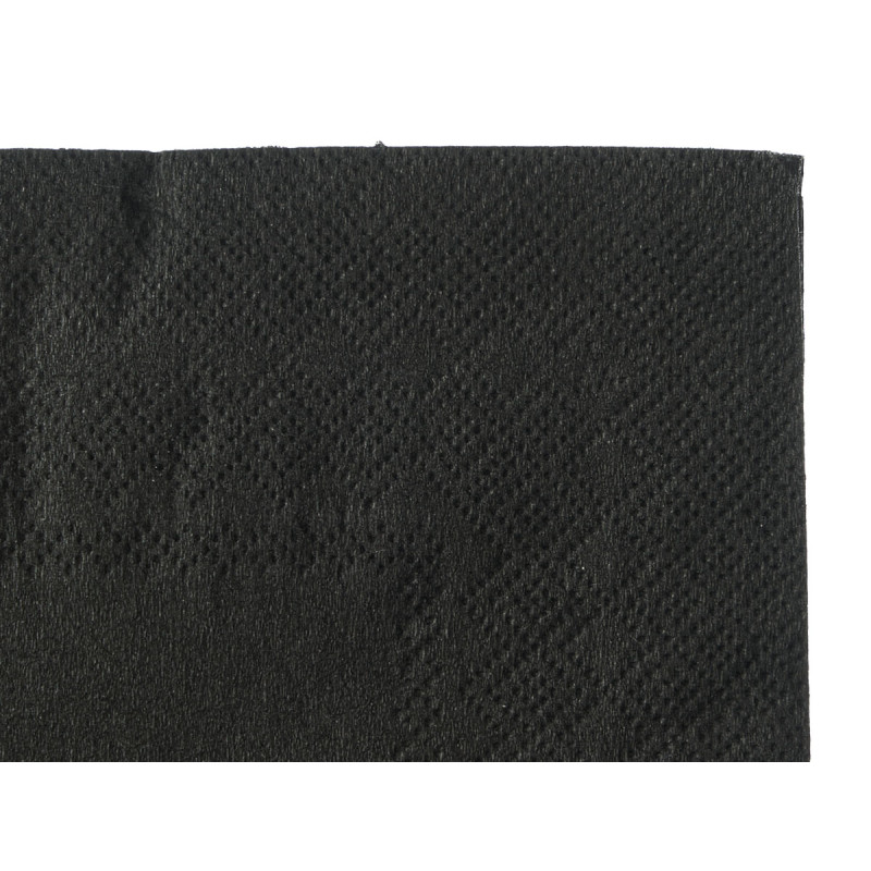 SET 50 SERVIETTES 33 X 33CM 17GR NOIR