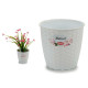 POT INTERNAL/EXTERNAL 14 DIAM WHITE